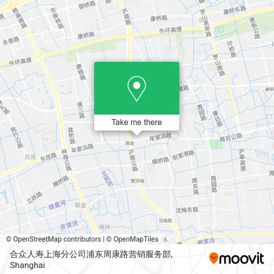 合众人寿上海分公司浦东周康路营销服务部 map