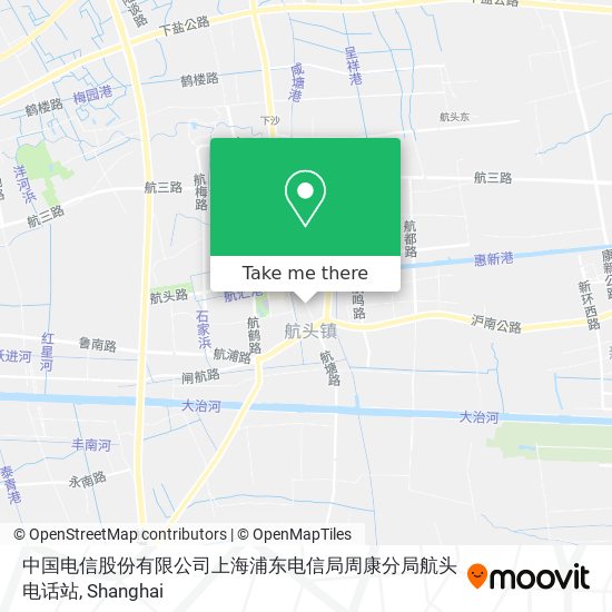 中国电信股份有限公司上海浦东电信局周康分局航头电话站 map