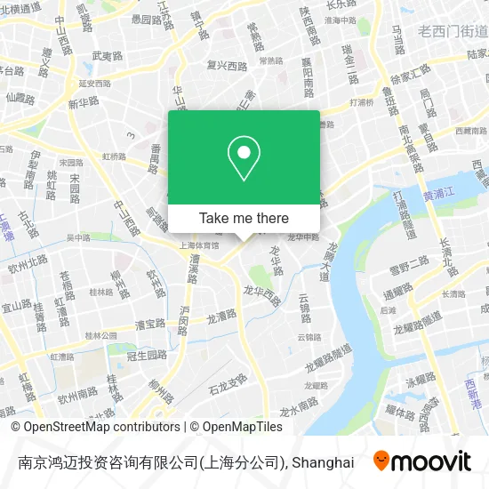 南京鸿迈投资咨询有限公司(上海分公司) map