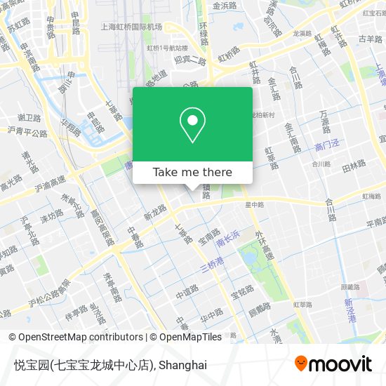 悦宝园(七宝宝龙城中心店) map