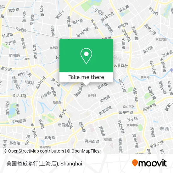 美国裕威参行(上海店) map