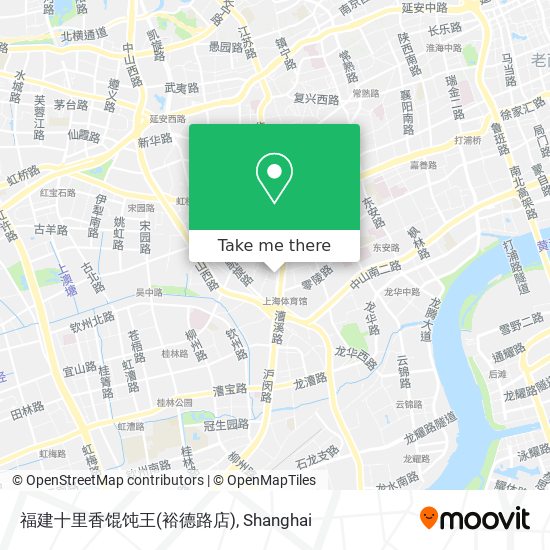 福建十里香馄饨王(裕德路店) map