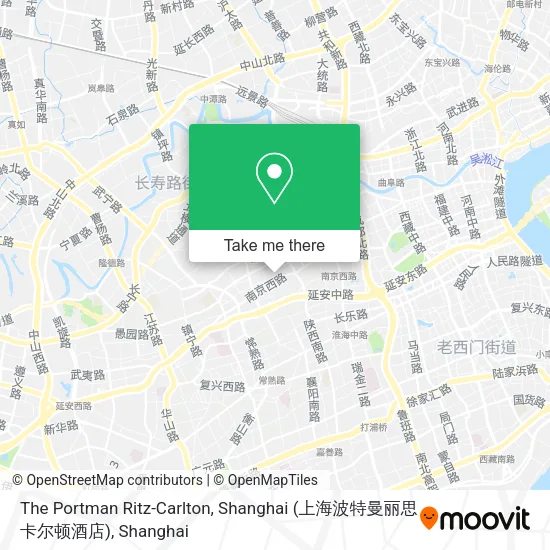 The Portman Ritz-Carlton, Shanghai (上海波特曼丽思卡尔顿酒店) map