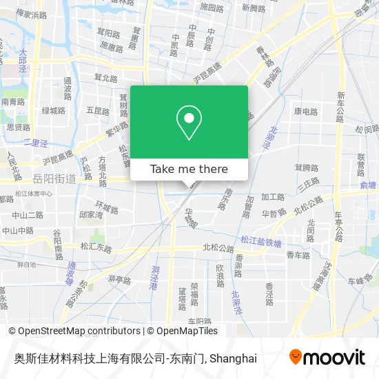 奥斯佳材料科技上海有限公司-东南门 map