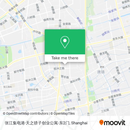 张江集电港·天之骄子创业公寓-东2门 map