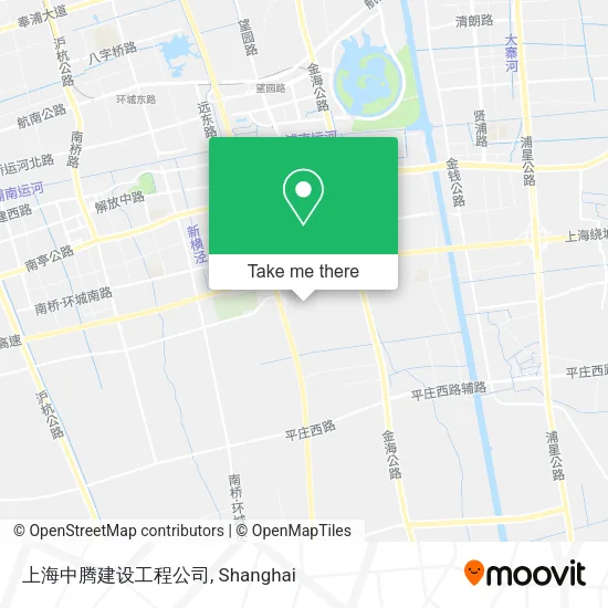 上海中腾建设工程公司 map