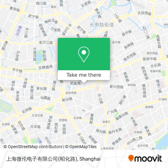 上海微伦电子有限公司(昭化路) map