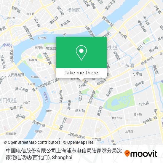 中国电信股份有限公司上海浦东电信局陆家嘴分局沈家宅电话站(西北门) map