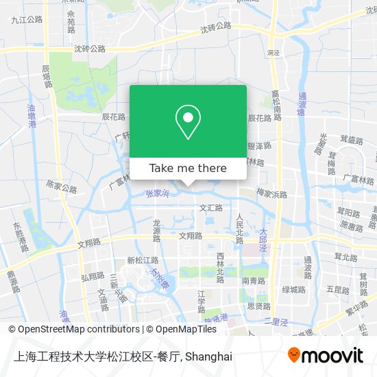 上海工程技术大学松江校区-餐厅 map