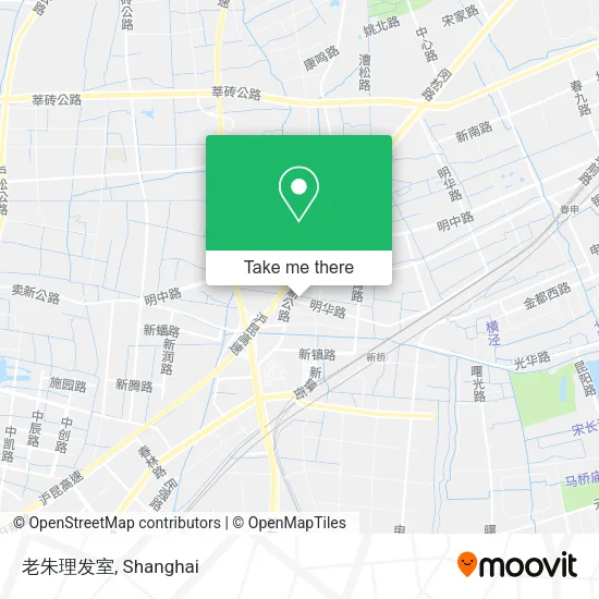 老朱理发室 map