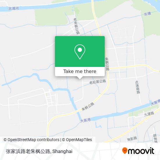 张家浜路老朱枫公路 map