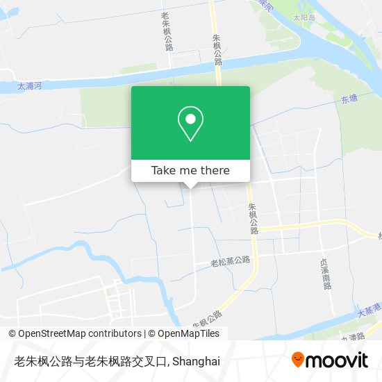 老朱枫公路与老朱枫路交叉口 map