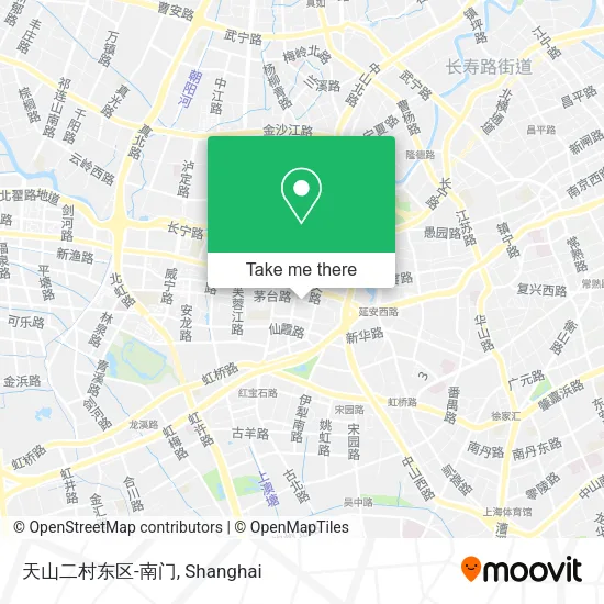 天山二村东区-南门 map