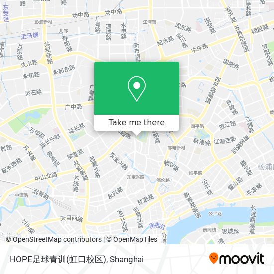 HOPE足球青训(虹口校区) map