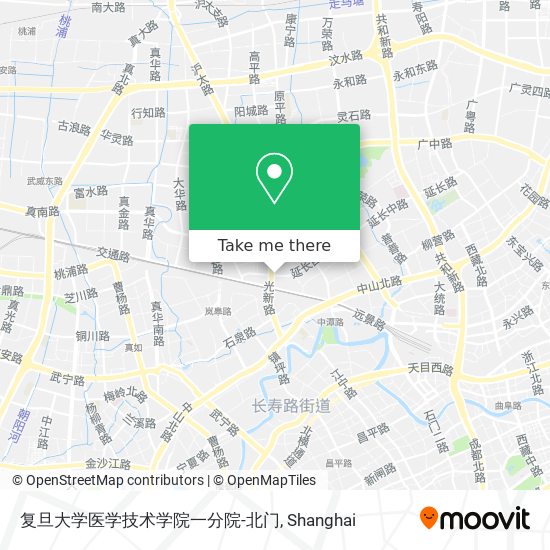 复旦大学医学技术学院一分院-北门 map