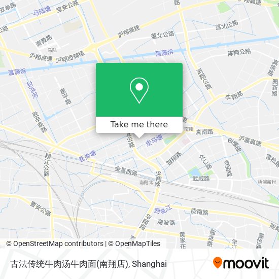 古法传统牛肉汤牛肉面(南翔店) map