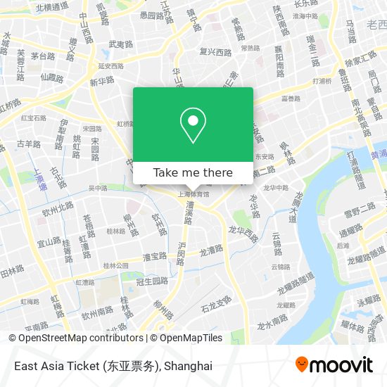 East Asia Ticket (东亚票务) map