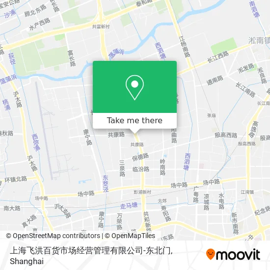 上海飞洪百货市场经营管理有限公司-东北门 map