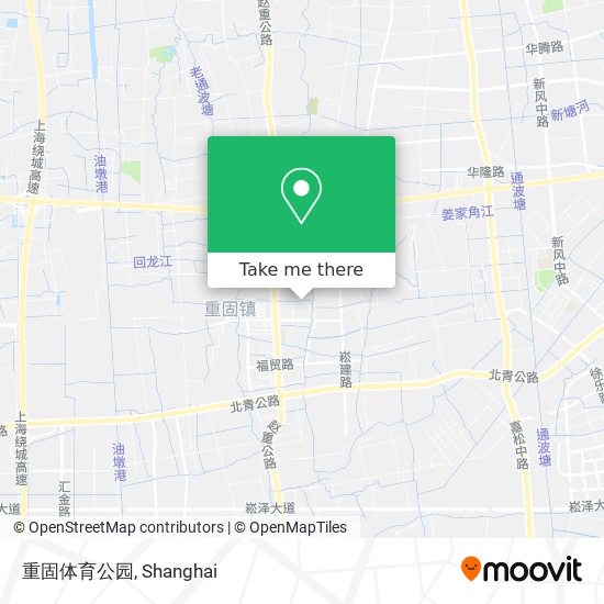 重固体育公园 map