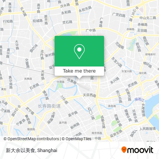 新大余以美食 map