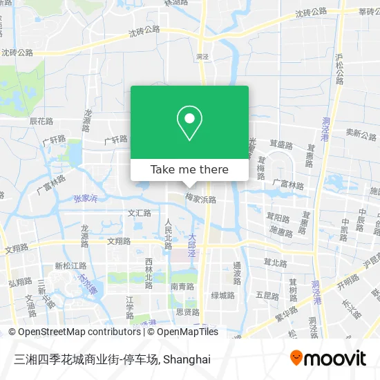 三湘四季花城商业街-停车场 map