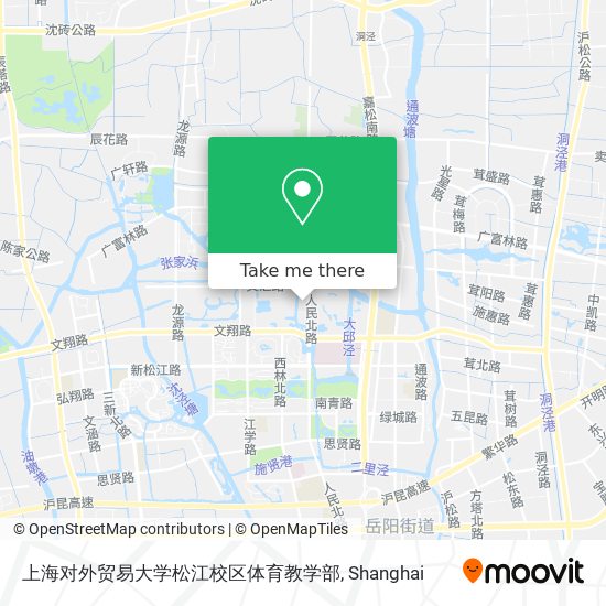 上海对外贸易大学松江校区体育教学部 map