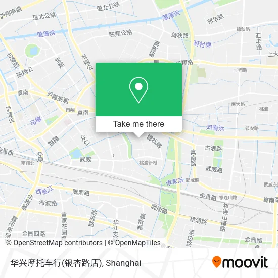 华兴摩托车行(银杏路店) map