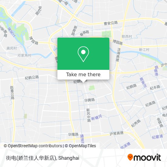 街电(娇兰佳人华新店) map
