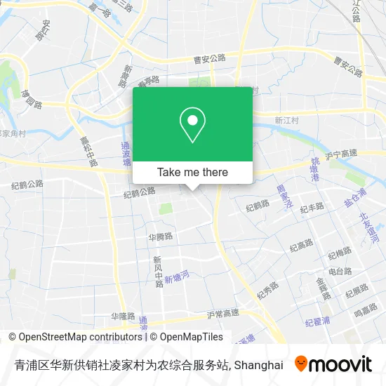 青浦区华新供销社凌家村为农综合服务站 map