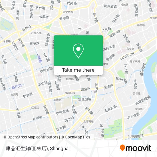 康品汇生鲜(宜林店) map