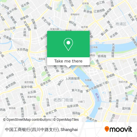 中国工商银行(四川中路支行) map