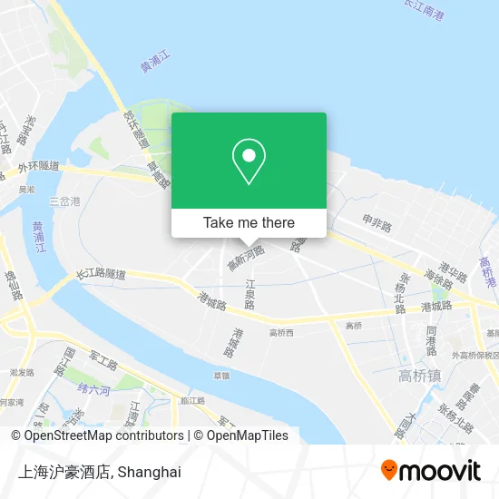 上海沪豪酒店 map