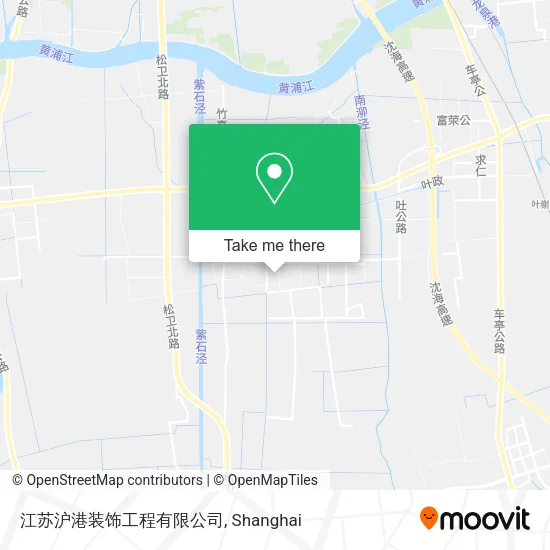 江苏沪港装饰工程有限公司 map