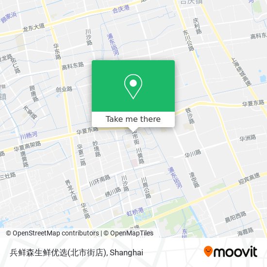 兵鲜森生鲜优选(北市街店) map