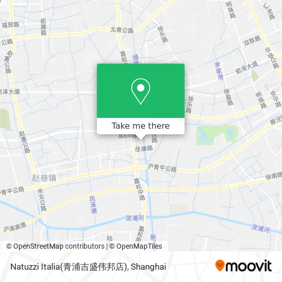 Natuzzi Italia(青浦吉盛伟邦店) map