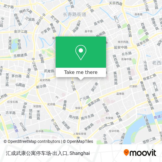 汇成武康公寓停车场-出入口 map