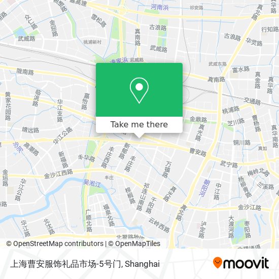 上海曹安服饰礼品市场-5号门 map