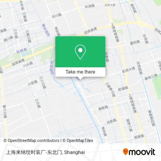 上海来纳玟时装厂-东北门 map