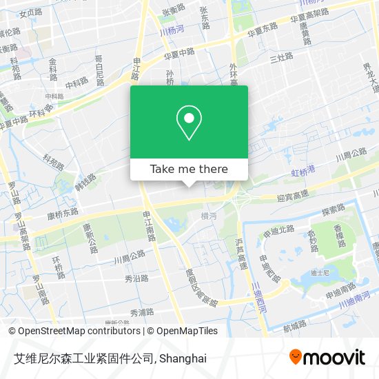 艾维尼尔森工业紧固件公司 map