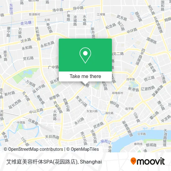 艾维庭美容纤体SPA(花园路店) map