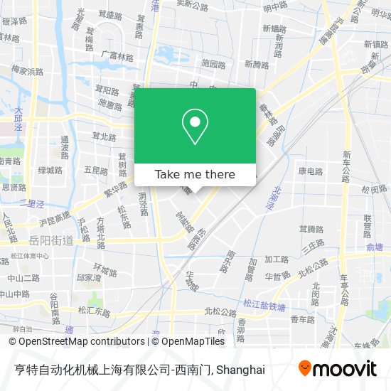 亨特自动化机械上海有限公司-西南门 map
