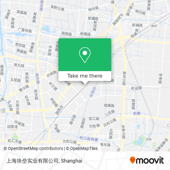 上海块垒实业有限公司 map