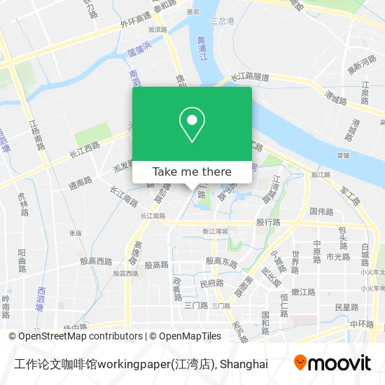 工作论文咖啡馆workingpaper(江湾店) map