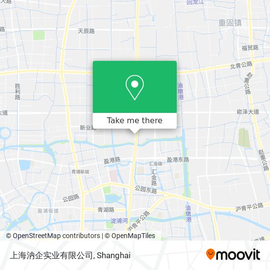 上海汭企实业有限公司 map