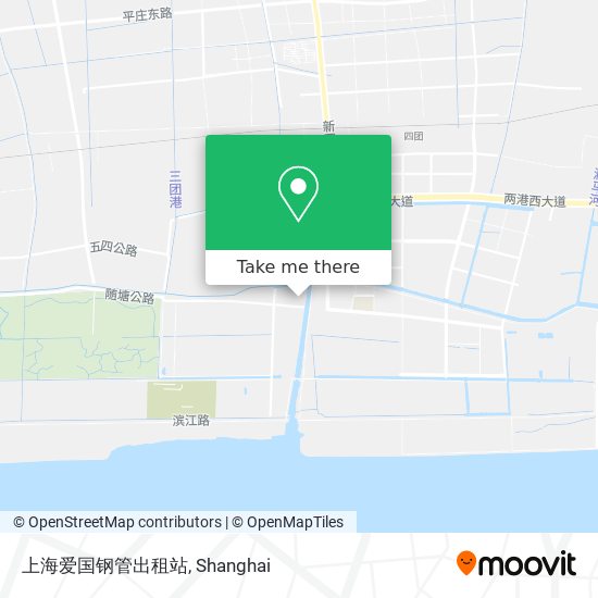 上海爱国钢管出租站 map