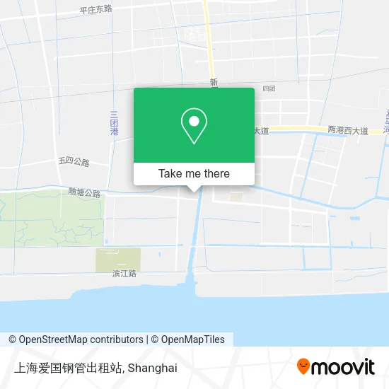 上海爱国钢管出租站 map