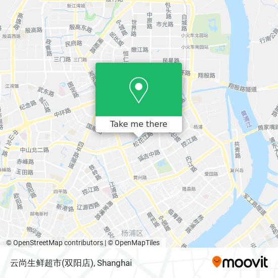 云尚生鲜超市(双阳店) map