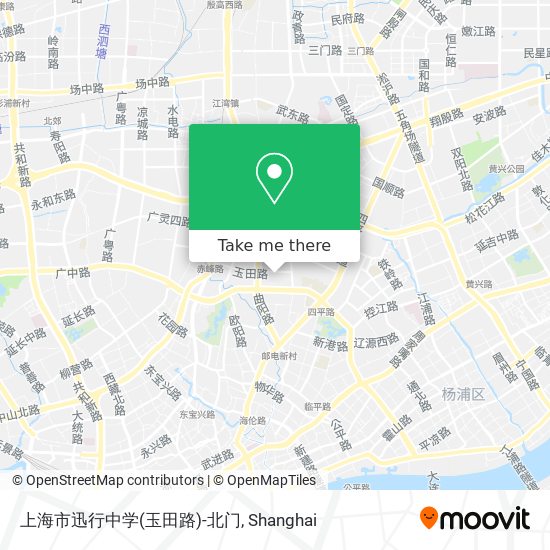 上海市迅行中学(玉田路)-北门 map