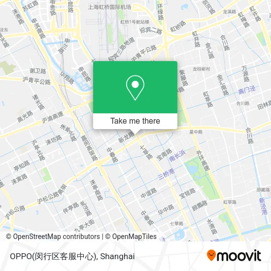 OPPO(闵行区客服中心) map