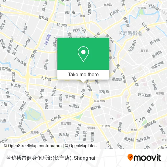 蓝鲸搏击健身俱乐部(长宁店) map
